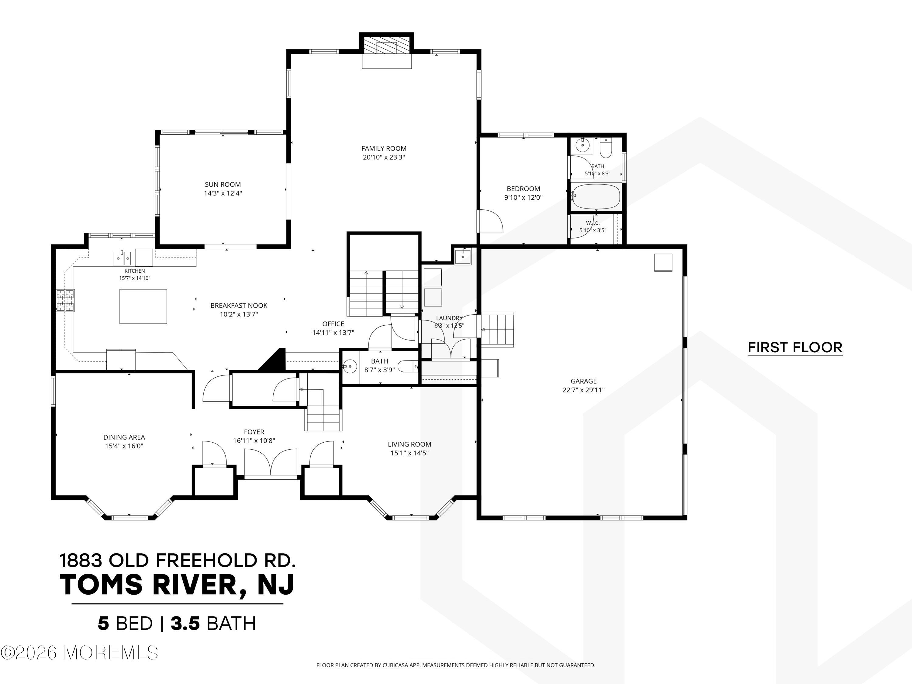 1883 Old Freehold Road Toms River, NJ 08755 - Photo 68 of 75 002-1st Floor FINAL