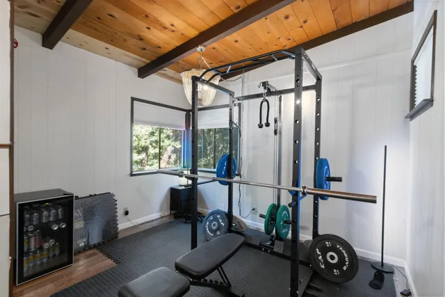 a house view with a outdoor space