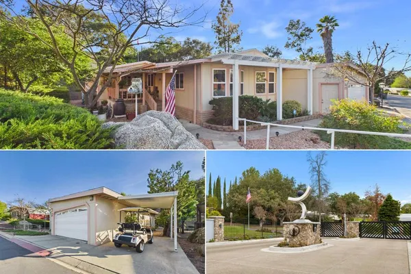 a view of a house with a patio