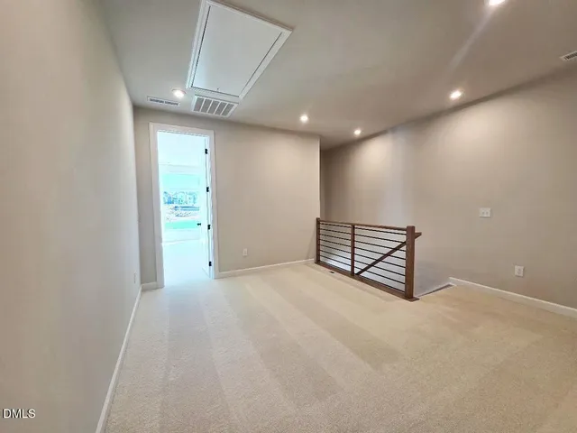 a view of an empty room