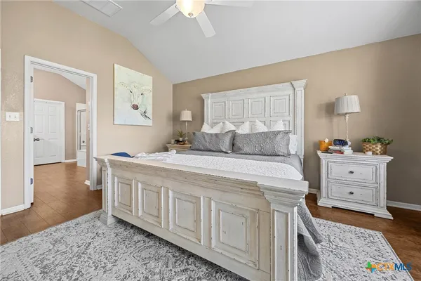 a view of a yard with swimming pool