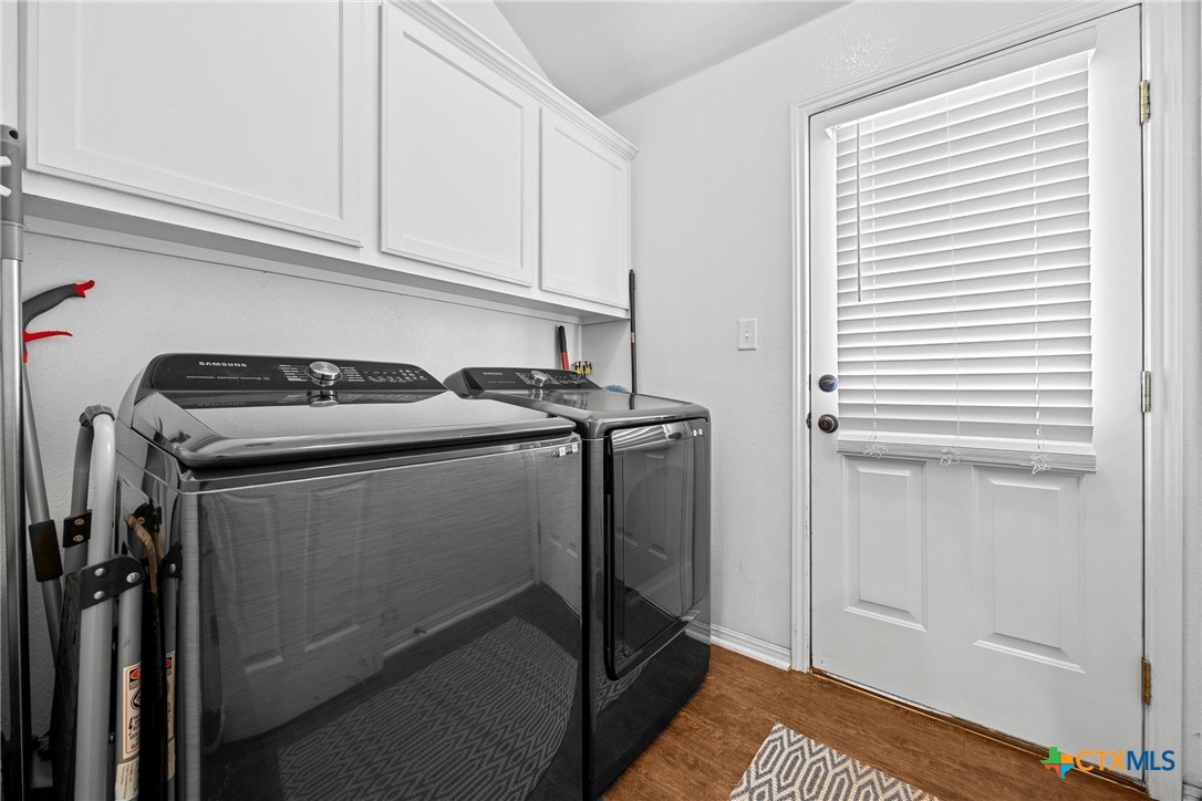 350 Lehne Road Bertram, TX 78605 - Photo 25 of 33 a utility room with dryer and washer