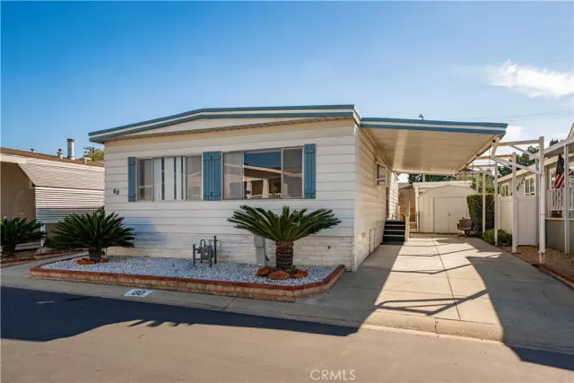 a view of a house with a patio