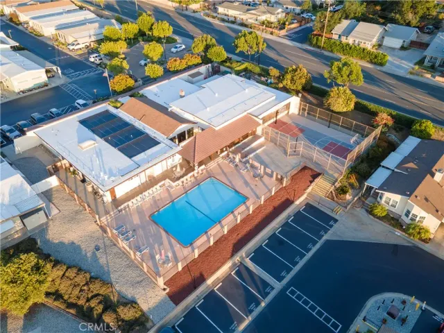 a view of a swimming pool