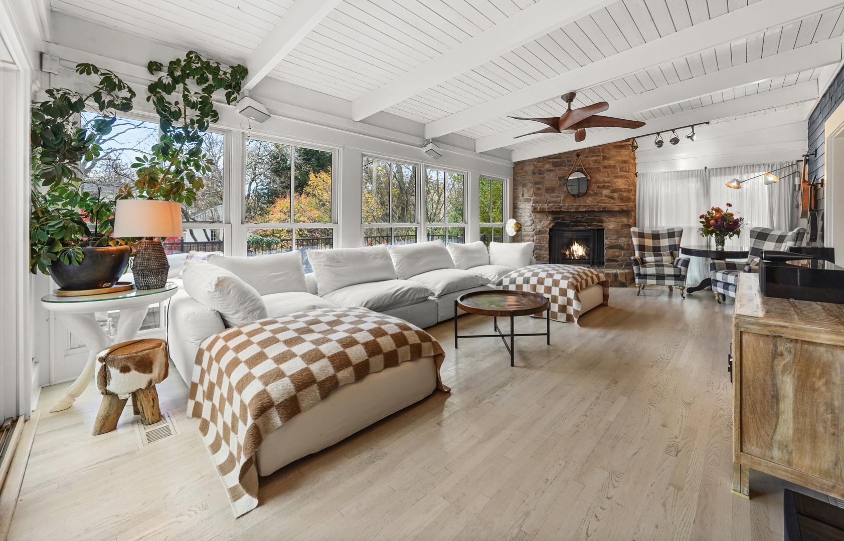 475 Cedar Street Winnetka, IL 60093 - Photo 13 of 46 a bedroom with furniture and a fireplace