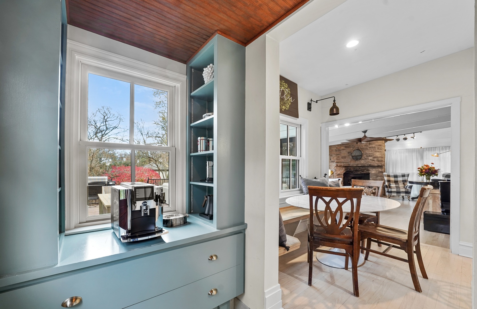 475 Cedar Street Winnetka, IL 60093 - Photo 17 of 46 a view of a dining room with furniture window and outside view