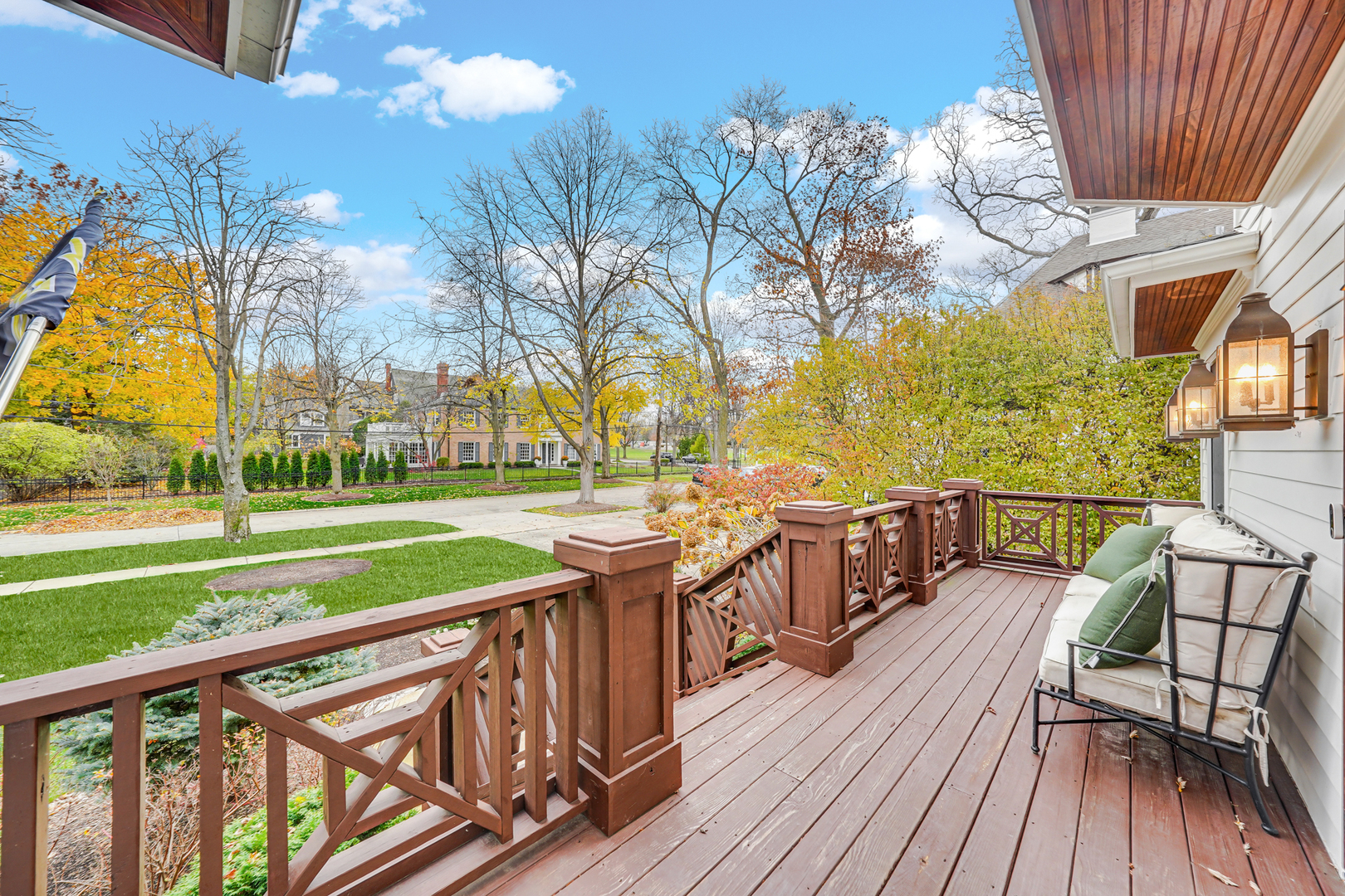 475 Cedar Street Winnetka, IL 60093 - Photo 3 of 46 a view of a wooden deck and a yard