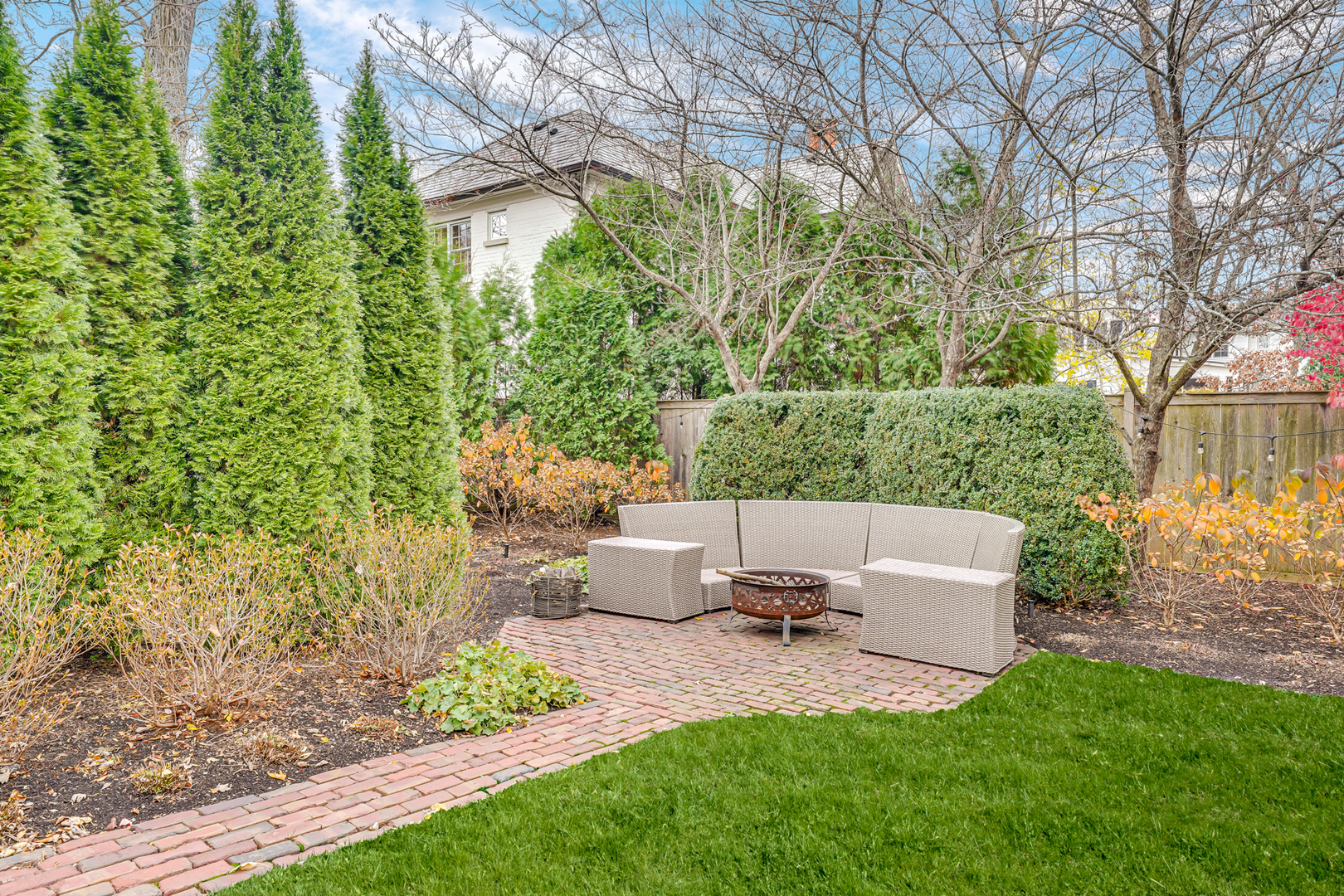 475 Cedar Street Winnetka, IL 60093 - Photo 42 of 46 a view of a couches in backyard of house