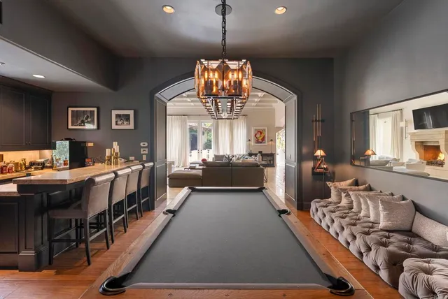 a very nice looking room with a large window