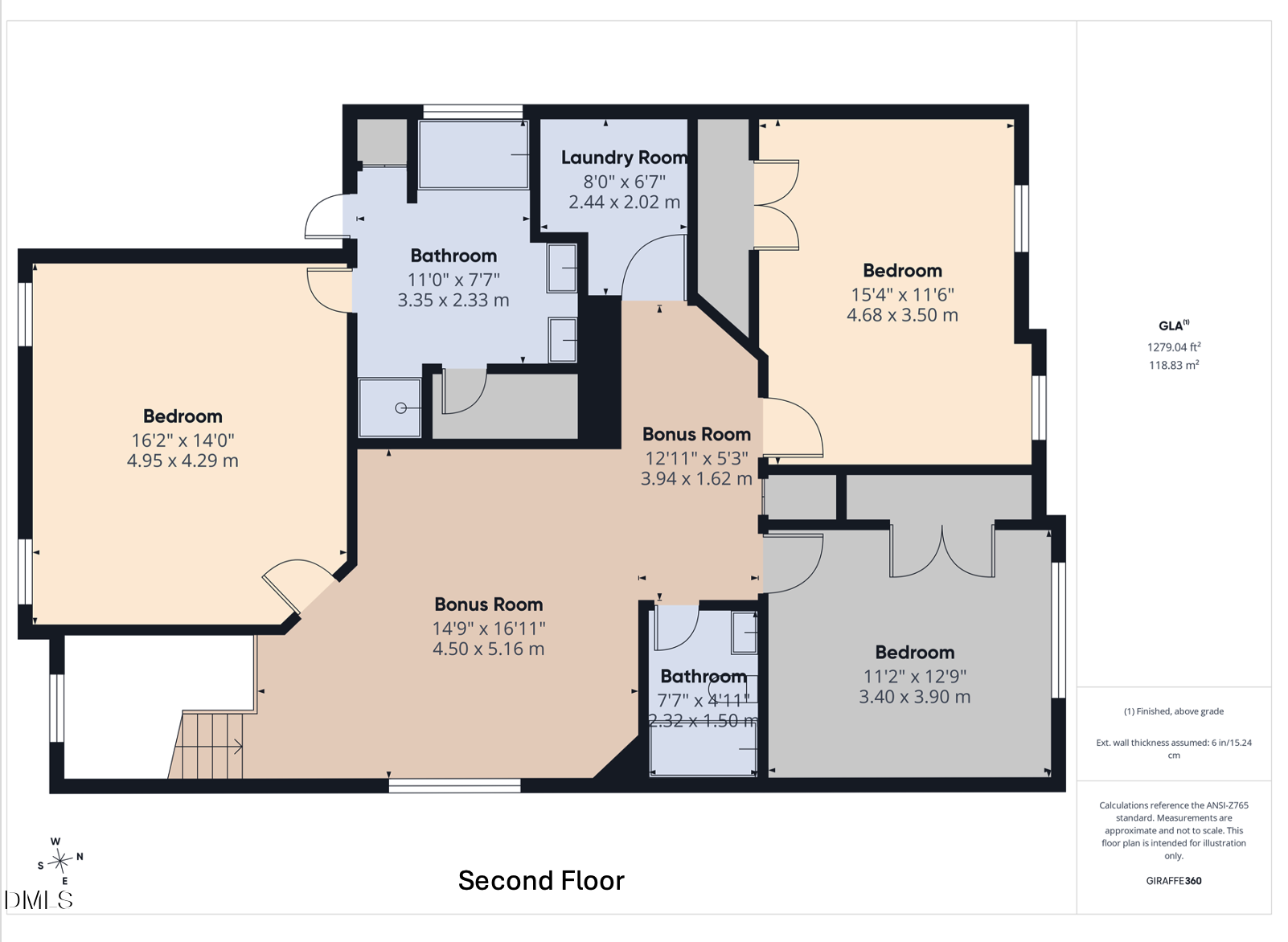 3790 Burtons Barn Street Raleigh, NC 27610 - Photo 20 of 22 Second Floor Plans