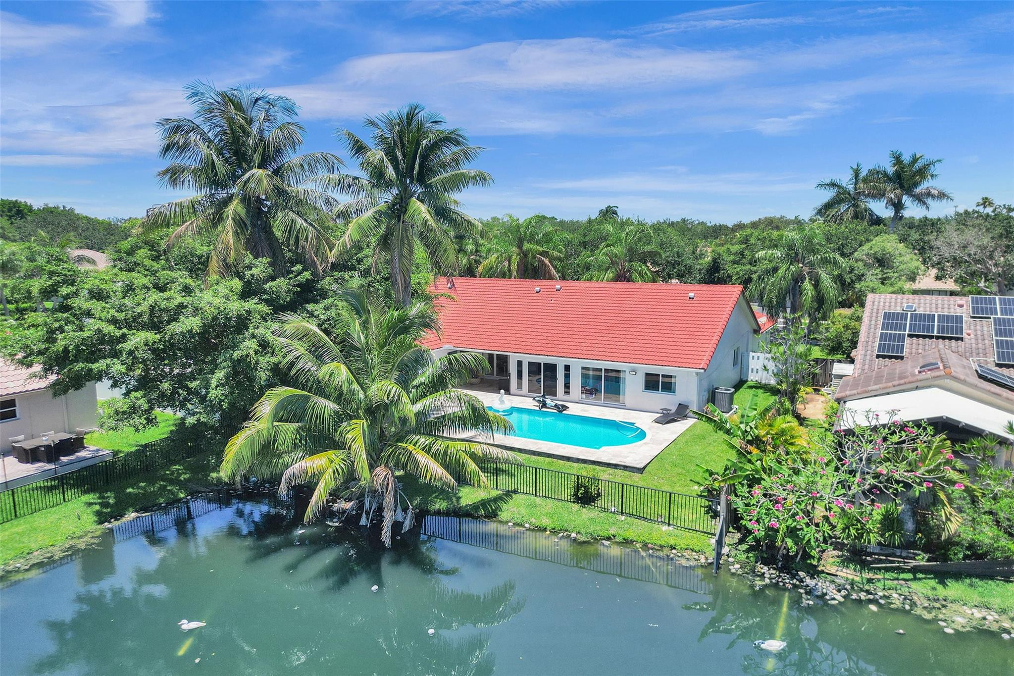 10130 Northwest 13th Street Plantation, FL 33322 - Photo 21 of 23 an aerial view of a house with a yard basket ball court and outdoor seating