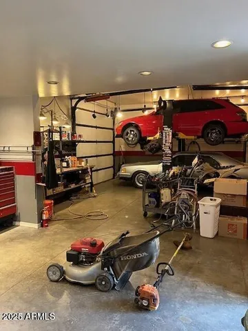 a room with gym equipment and equipment