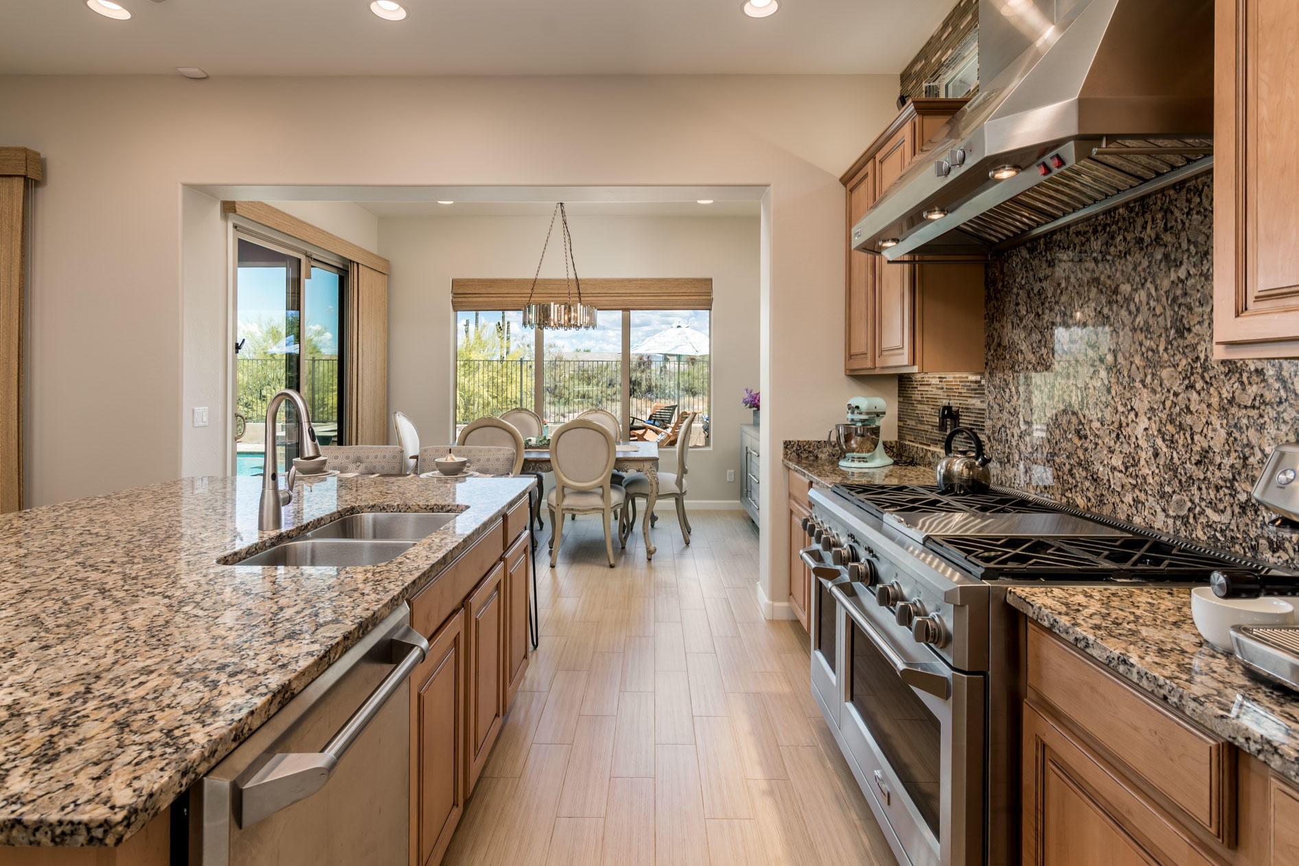 5704 East Sleepy Ranch Road Cave Creek, AZ 85331 - Photo 27 of 70 View to Kitchen Dining