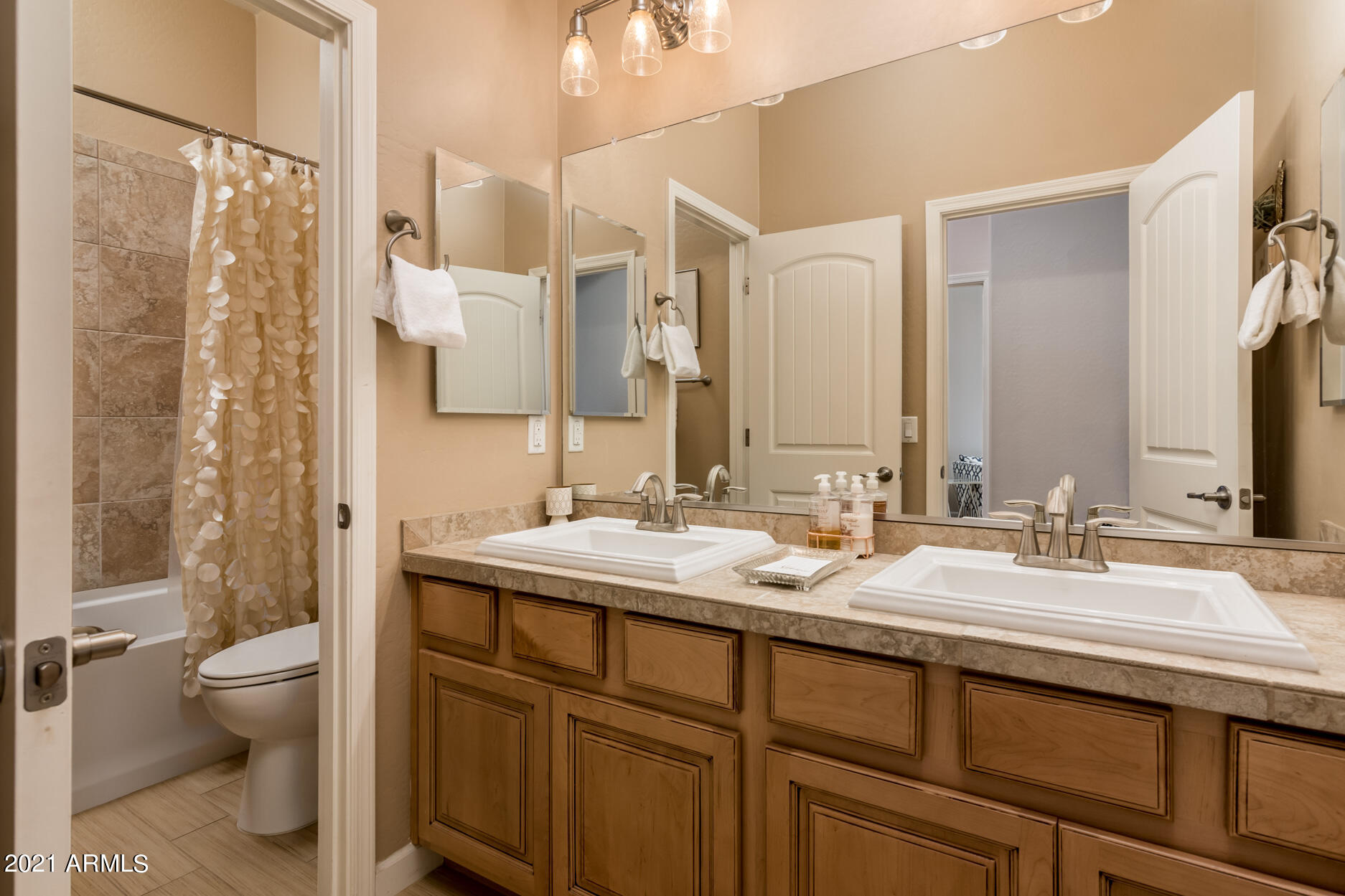 5704 East Sleepy Ranch Road Cave Creek, AZ 85331 - Photo 42 of 70 Hall Guest Bathroom
