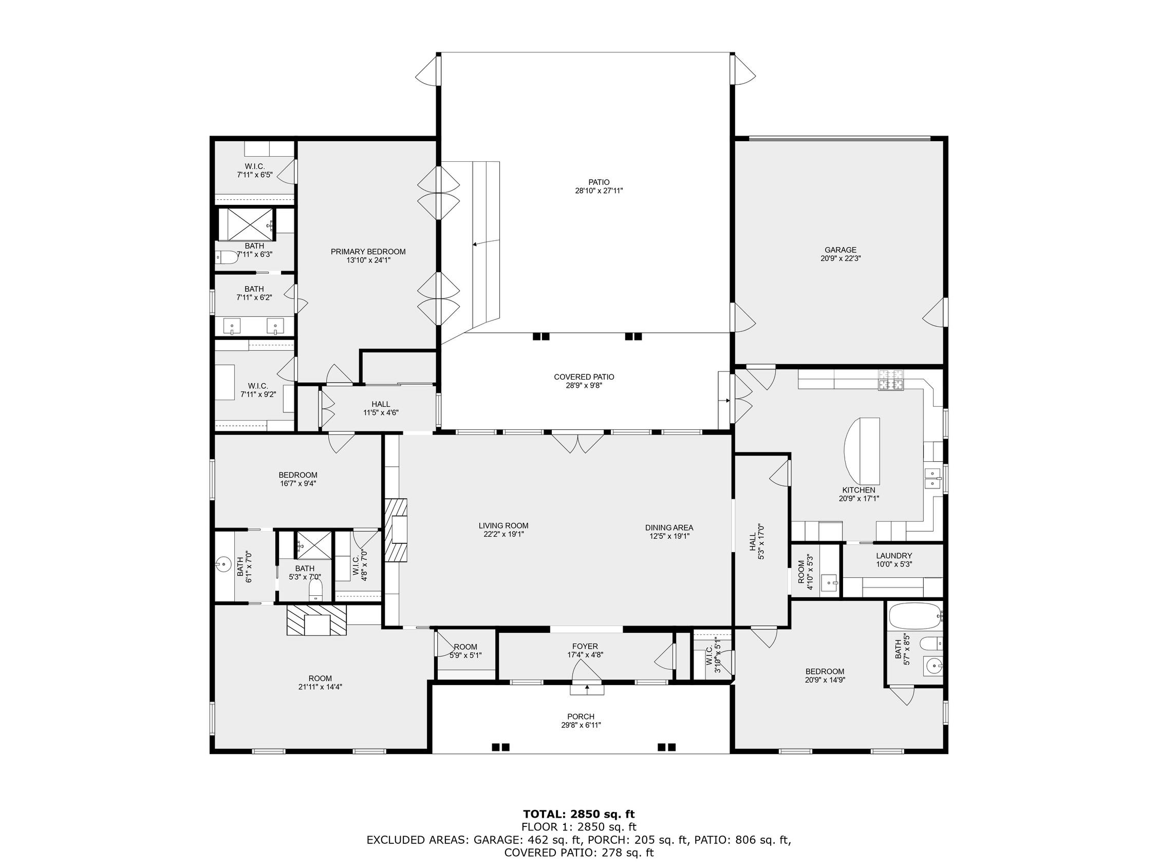 18447 Point Clear Court Fairhope, AL 36532 - Photo 14 of 14 Floor Plan
