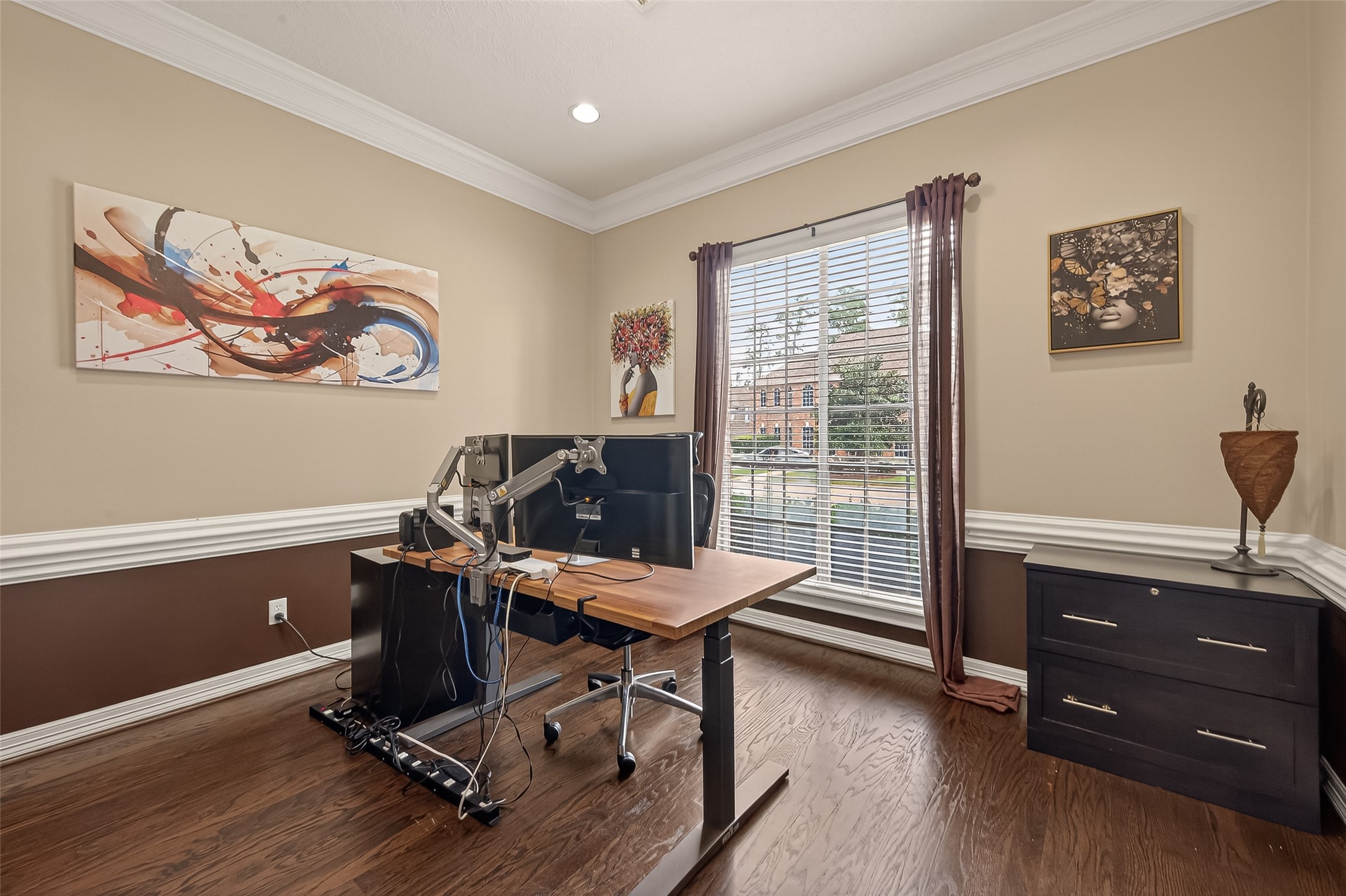 17107 Wunder Hill Drive Spring, TX 77379 - Photo 19 of 48 Spacious study off the foyer is the perfect place to work from home!