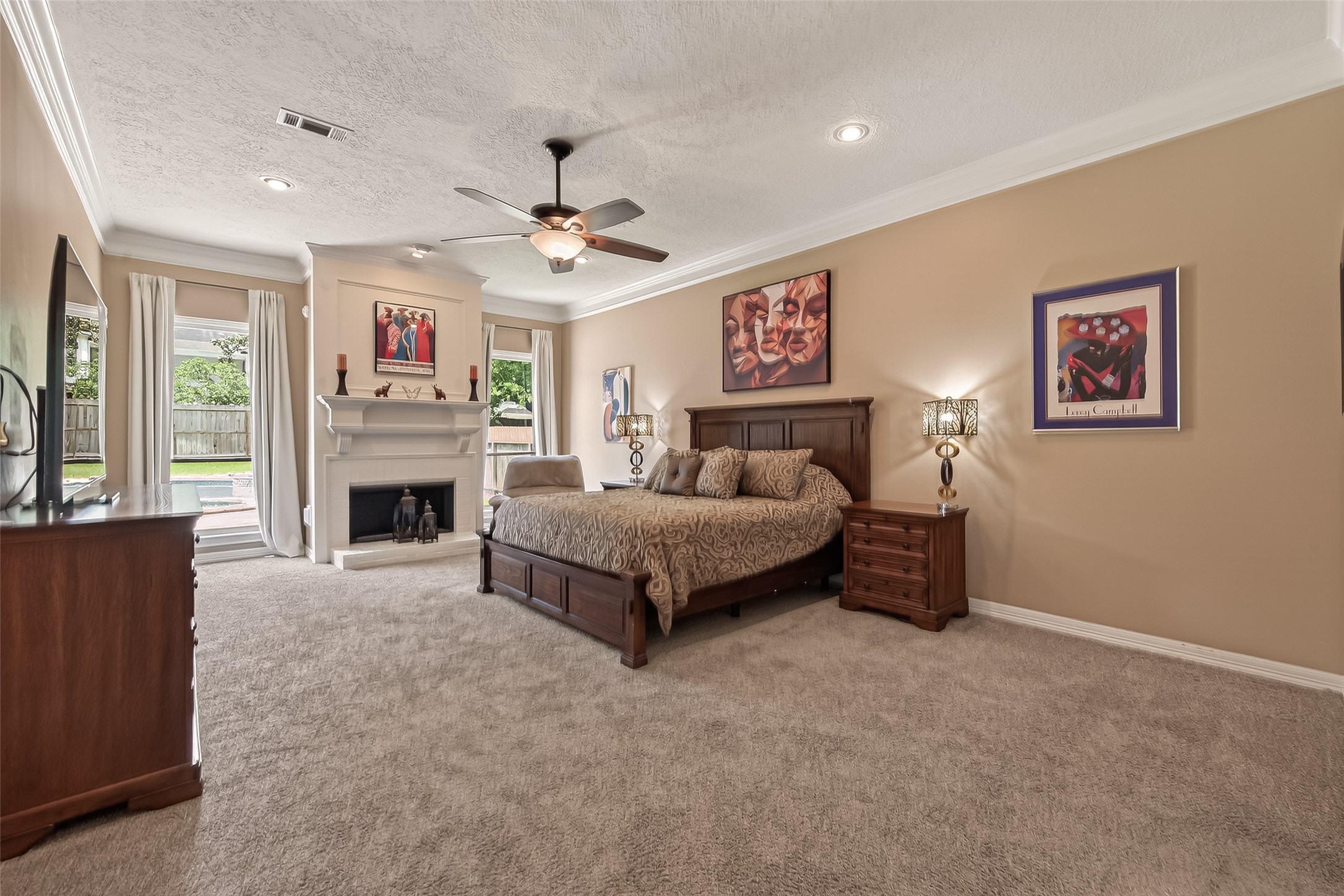 17107 Wunder Hill Drive Spring, TX 77379 - Photo 21 of 48 Primary bedroom is tucked away downstairs.