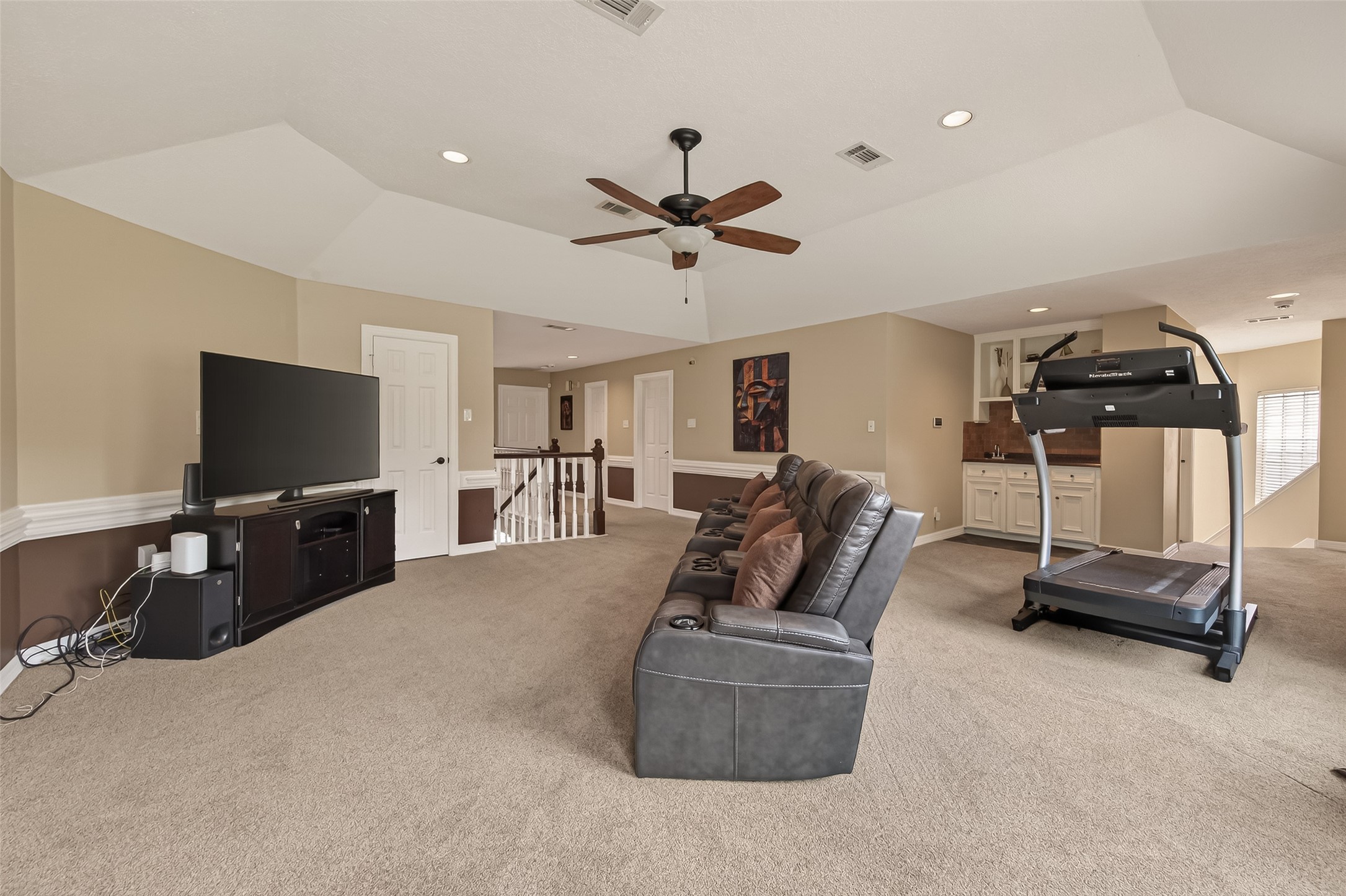 17107 Wunder Hill Drive Spring, TX 77379 - Photo 28 of 48 Gameroom offers another huge closet perfect for games or holiday decor storage.