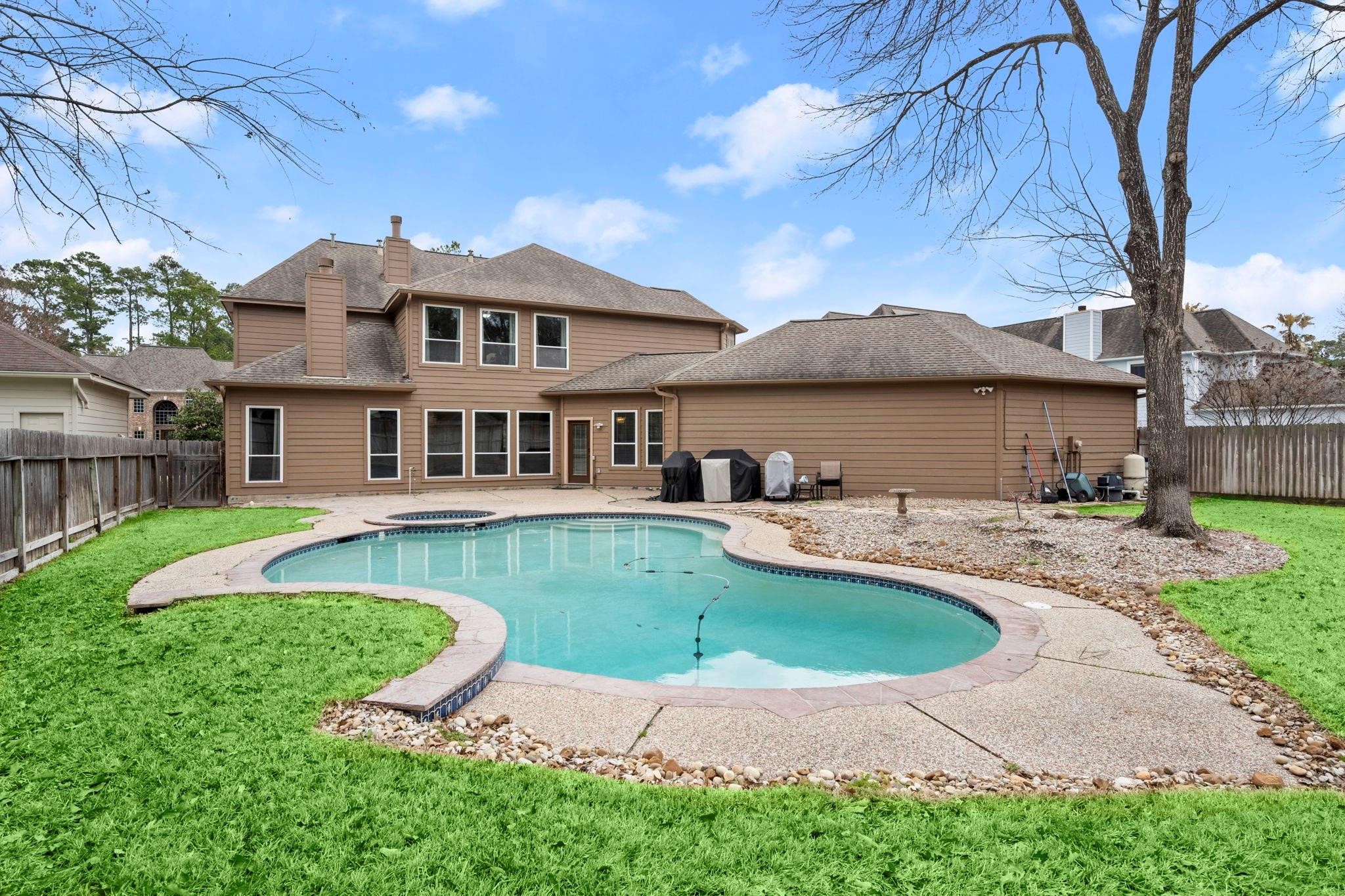 17107 Wunder Hill Drive Spring, TX 77379 - Photo 43 of 48 Plenty of space in this backyard for play equipment or pets!