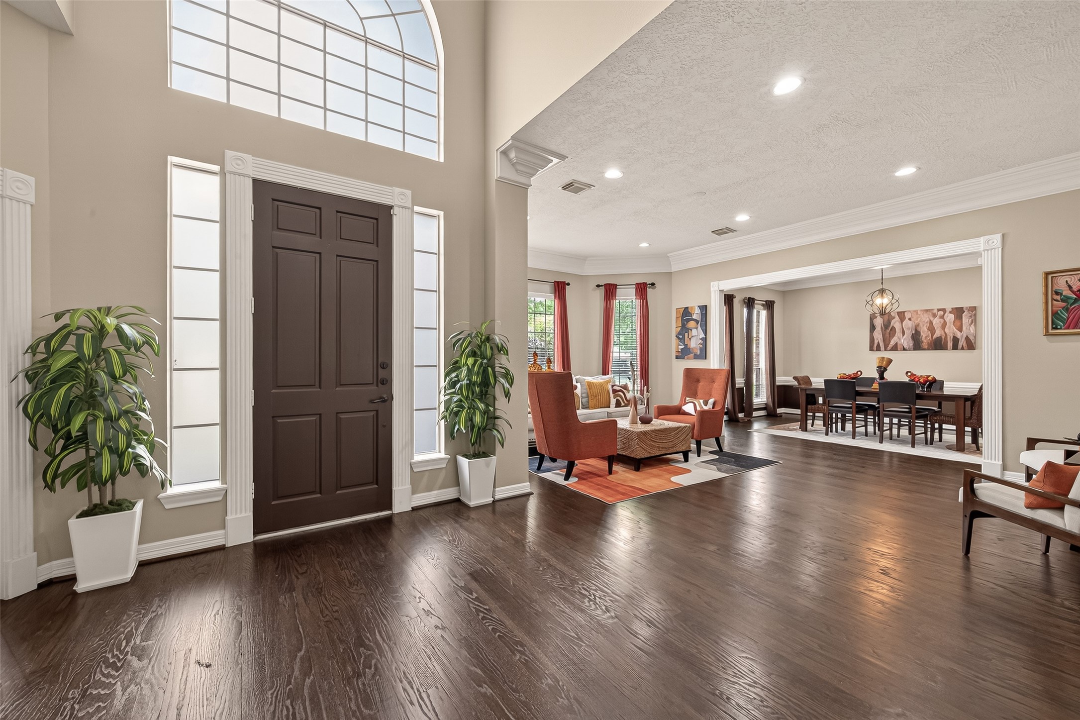 17107 Wunder Hill Drive Spring, TX 77379 - Photo 5 of 48 Soaring ceilings in this sunny foyer.