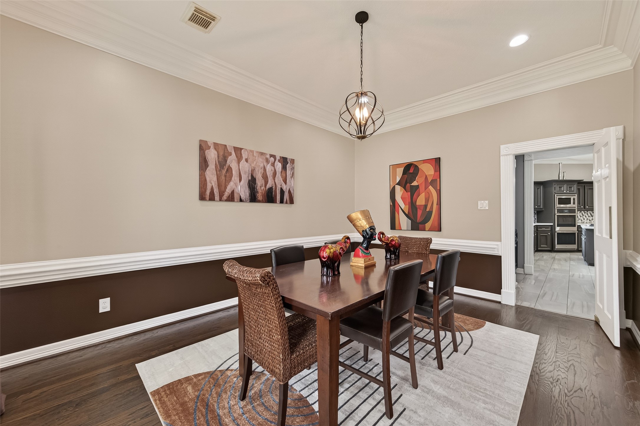 17107 Wunder Hill Drive Spring, TX 77379 - Photo 7 of 48 Formal dining room can accommodate large furniture easily.