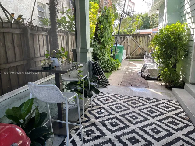 a view of an outdoor space with a patio