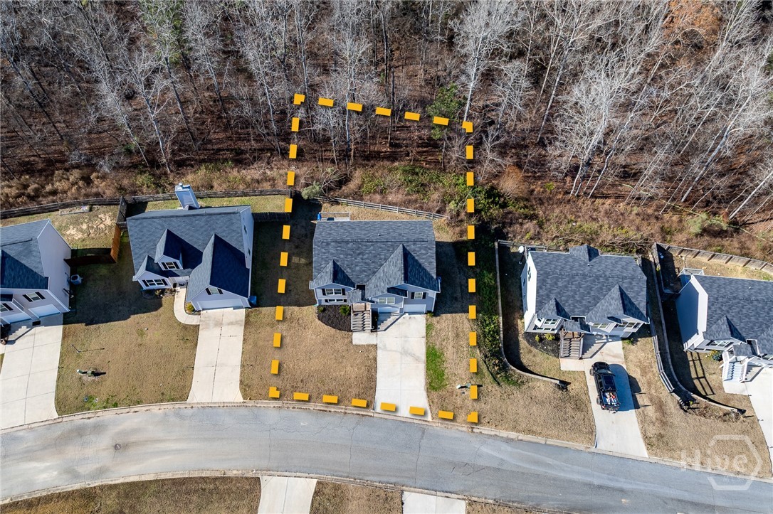 141 Misty Grove Lane Eatonton, GA 31024 - Photo 37 of 46 Aerial with Estimated Lot Lines