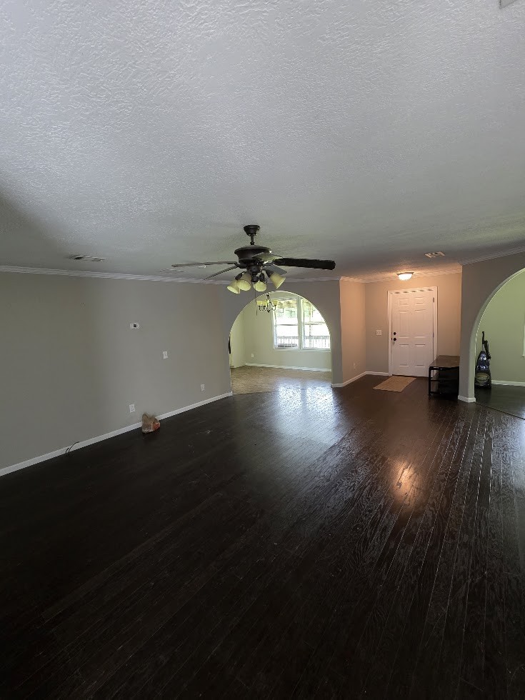 2004 Luther Sharp Road Columbia, TN 38401 - Photo 3 of 18 an empty room with wooden floor and windows