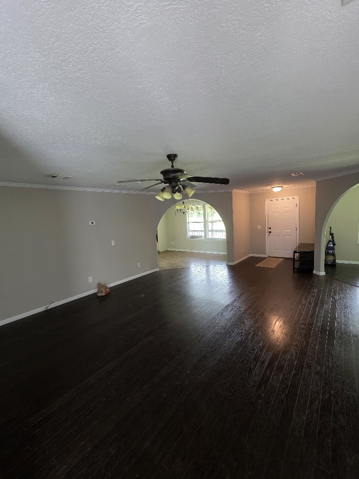 2004 Luther Sharp Road Columbia, TN 38401 - Photo 4 of 18 an empty room with wooden floor and windows