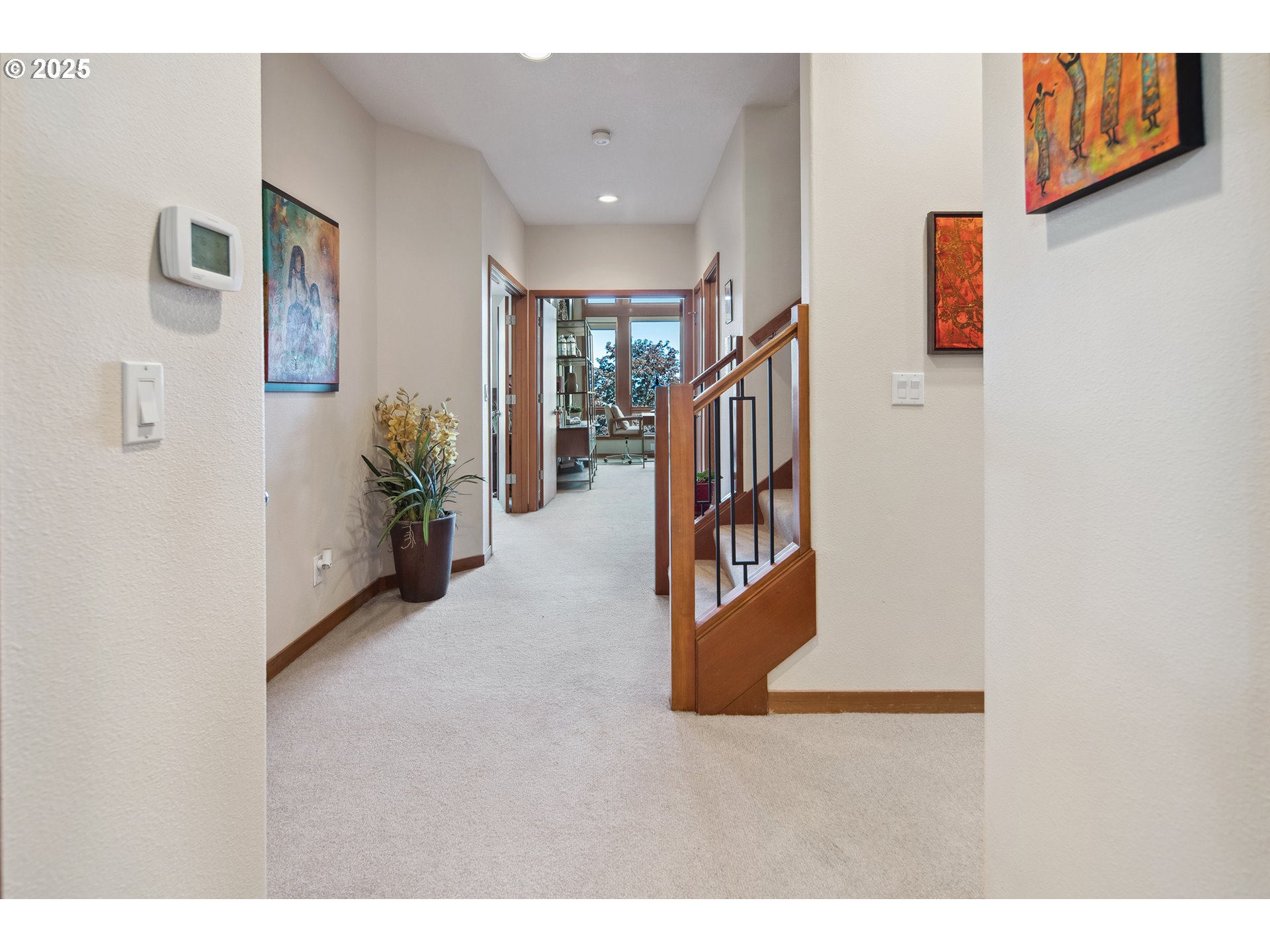 17514 Brookhurst Drive Lake Oswego, OR 97034 - Photo 18 of 37 a view interior of a house with wooden floor and stairs