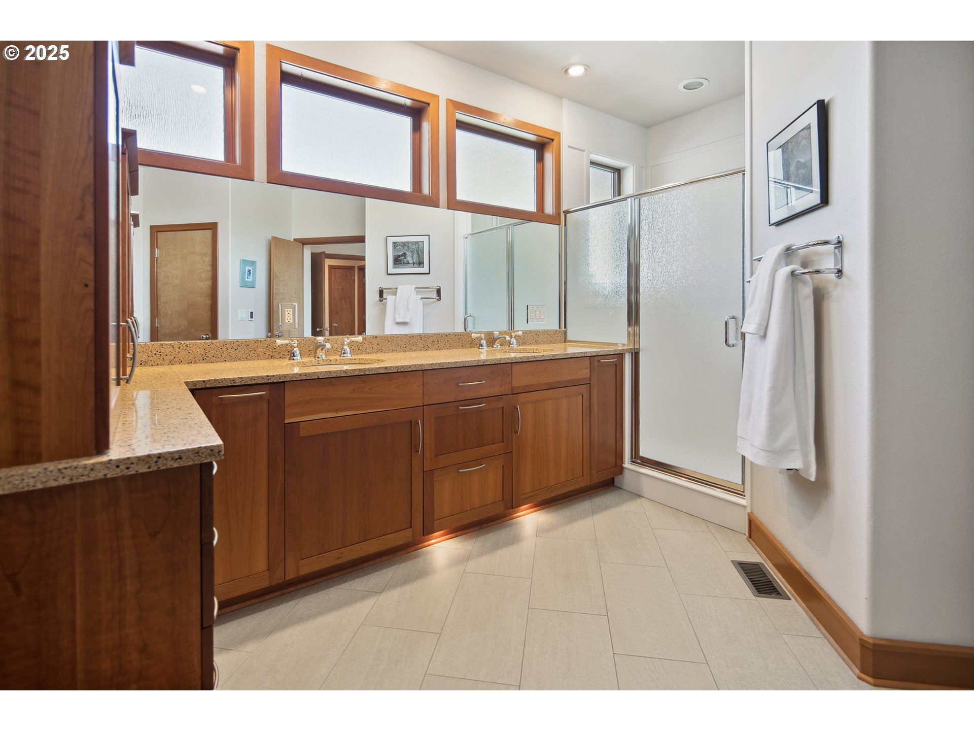 17514 Brookhurst Drive Lake Oswego, OR 97034 - Photo 26 of 37 a kitchen with stainless steel appliances granite countertop a refrigerator and a sink