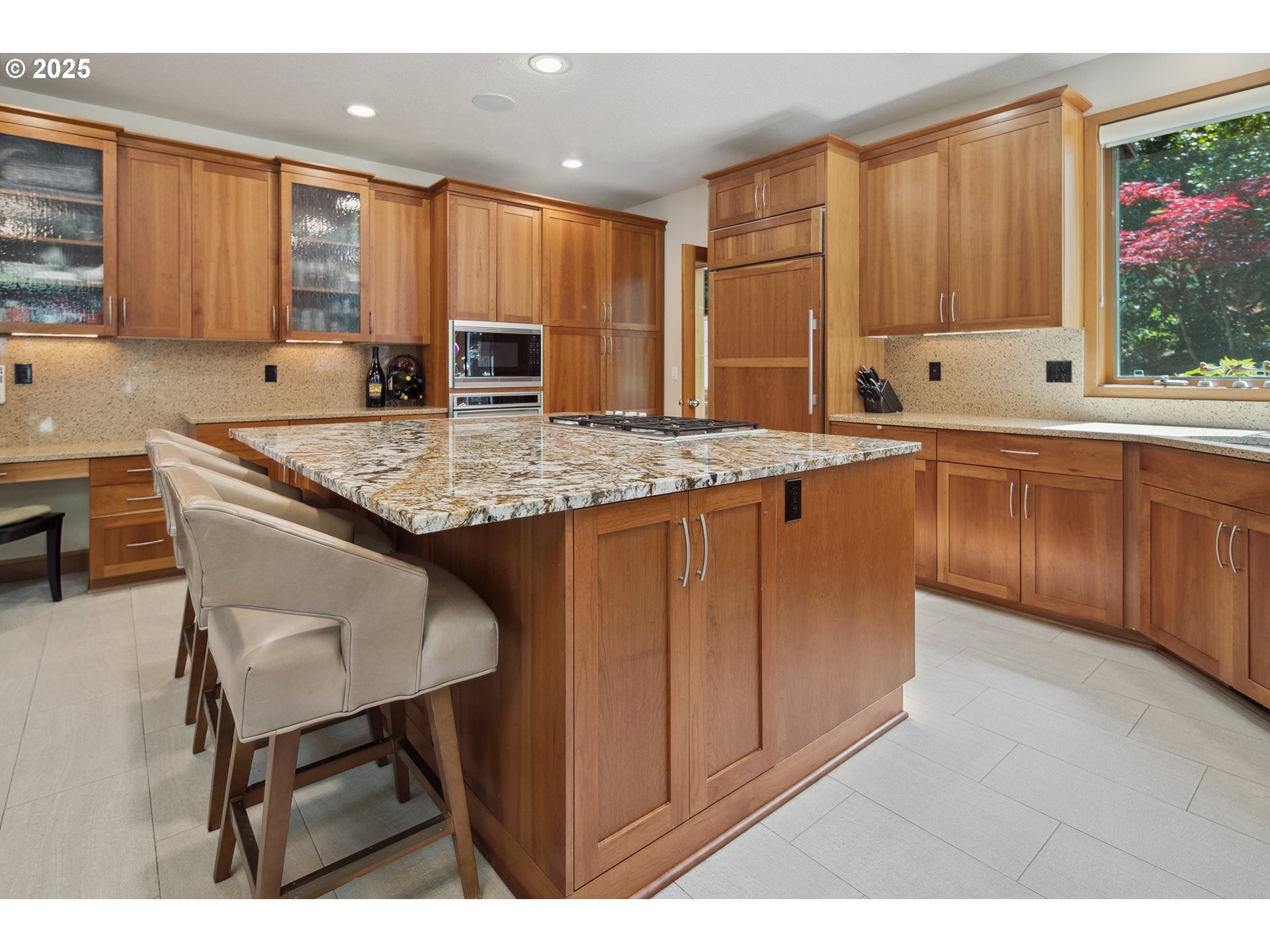 17514 Brookhurst Drive Lake Oswego, OR 97034 - Photo 9 of 37 a kitchen with stainless steel appliances granite countertop wooden cabinets a sink and dishwasher