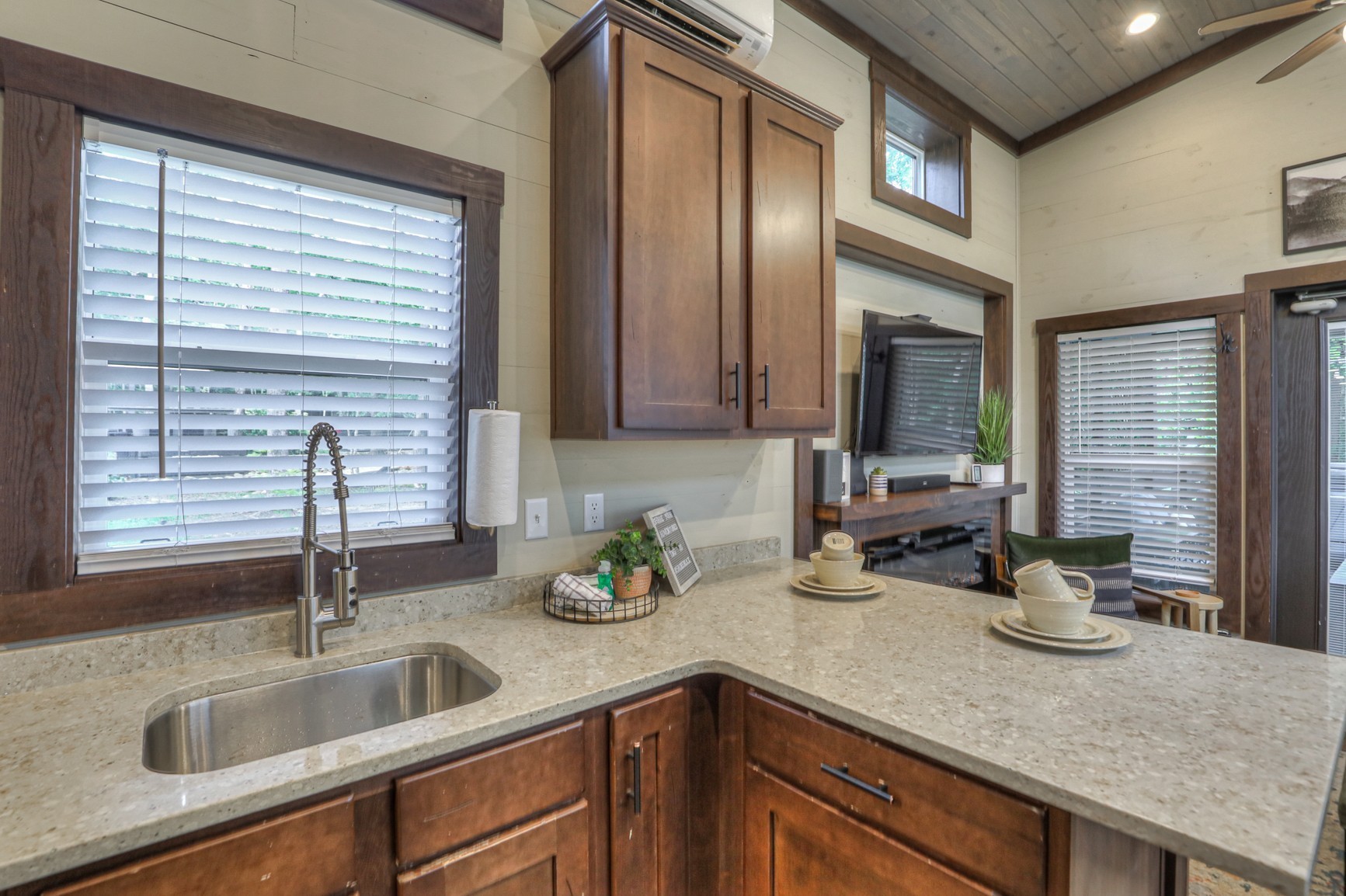 574 Deer Lick Trail Monteagle, TN 37356 - Photo 9 of 21 a kitchen with sink and large window