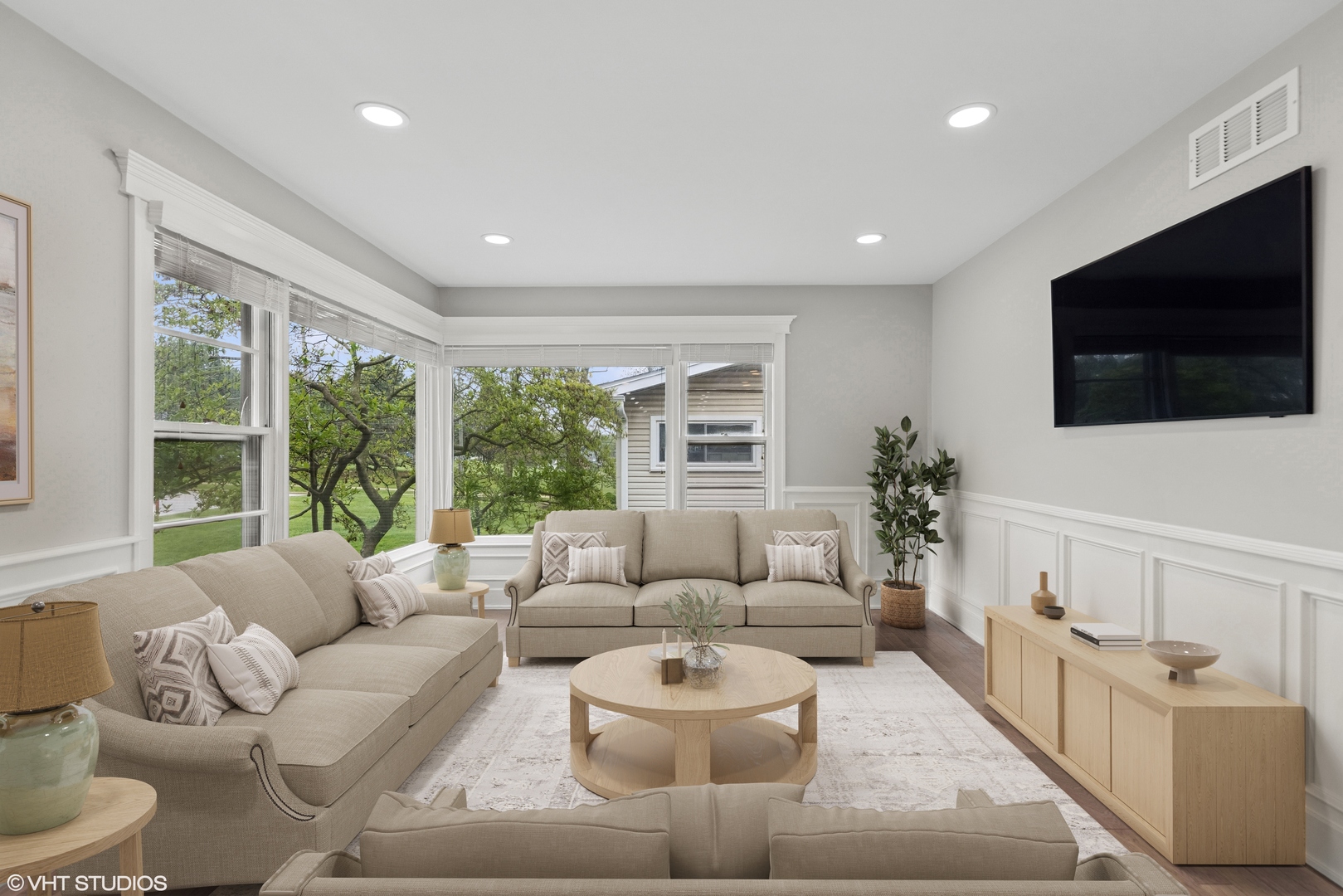 932 60th Place Downers Grove, IL 60516 - Photo 2 of 25 a living room with furniture and a flat screen tv