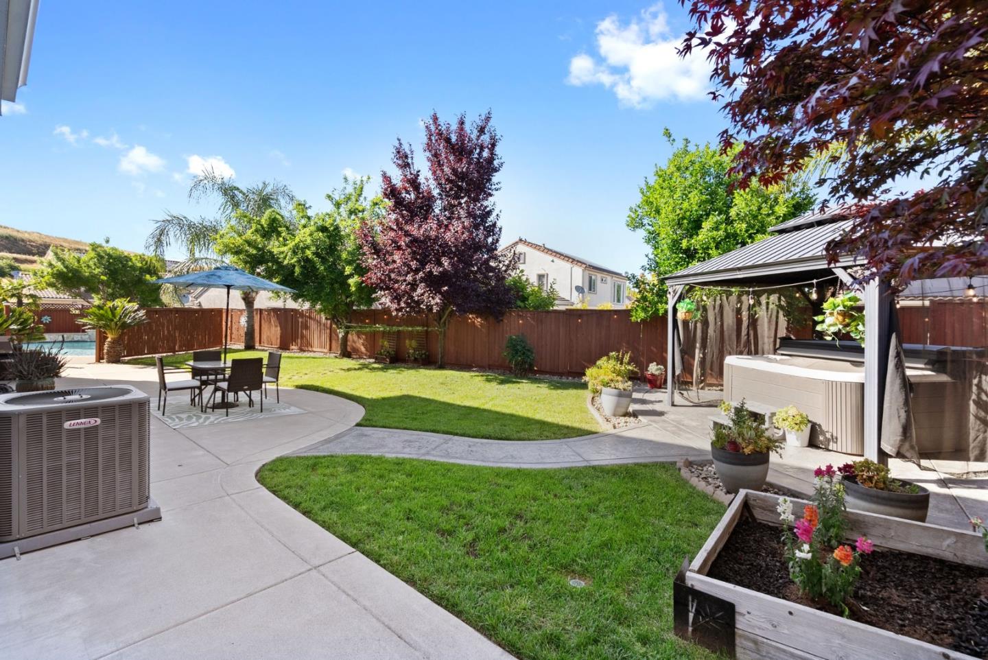4863 Greencastle Way Antioch, CA 94531 - Photo 37 of 52 a view of a backyard with sitting area
