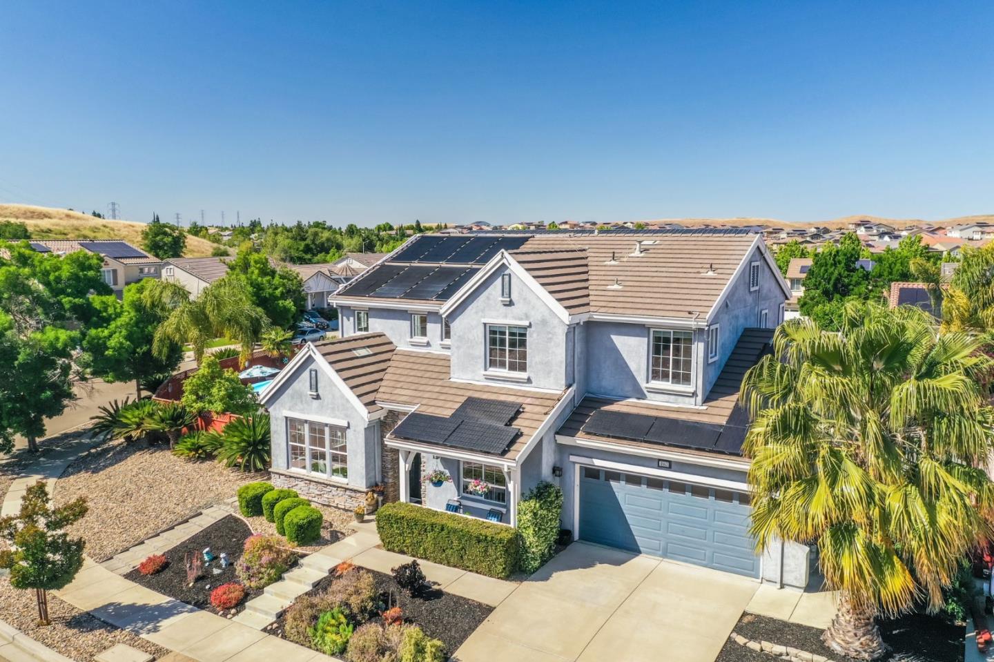 4863 Greencastle Way Antioch, CA 94531 - Photo 46 of 52 an aerial view of a house with a yard