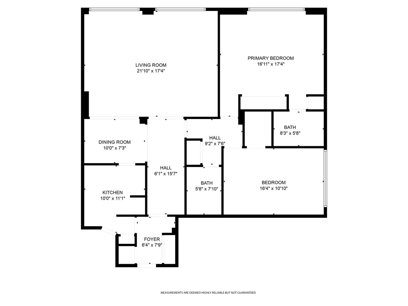 475 Park Avenue, Unit 8D Manhattan, NY 10022 - Photo 9 of 9 a picture of a floor plan
