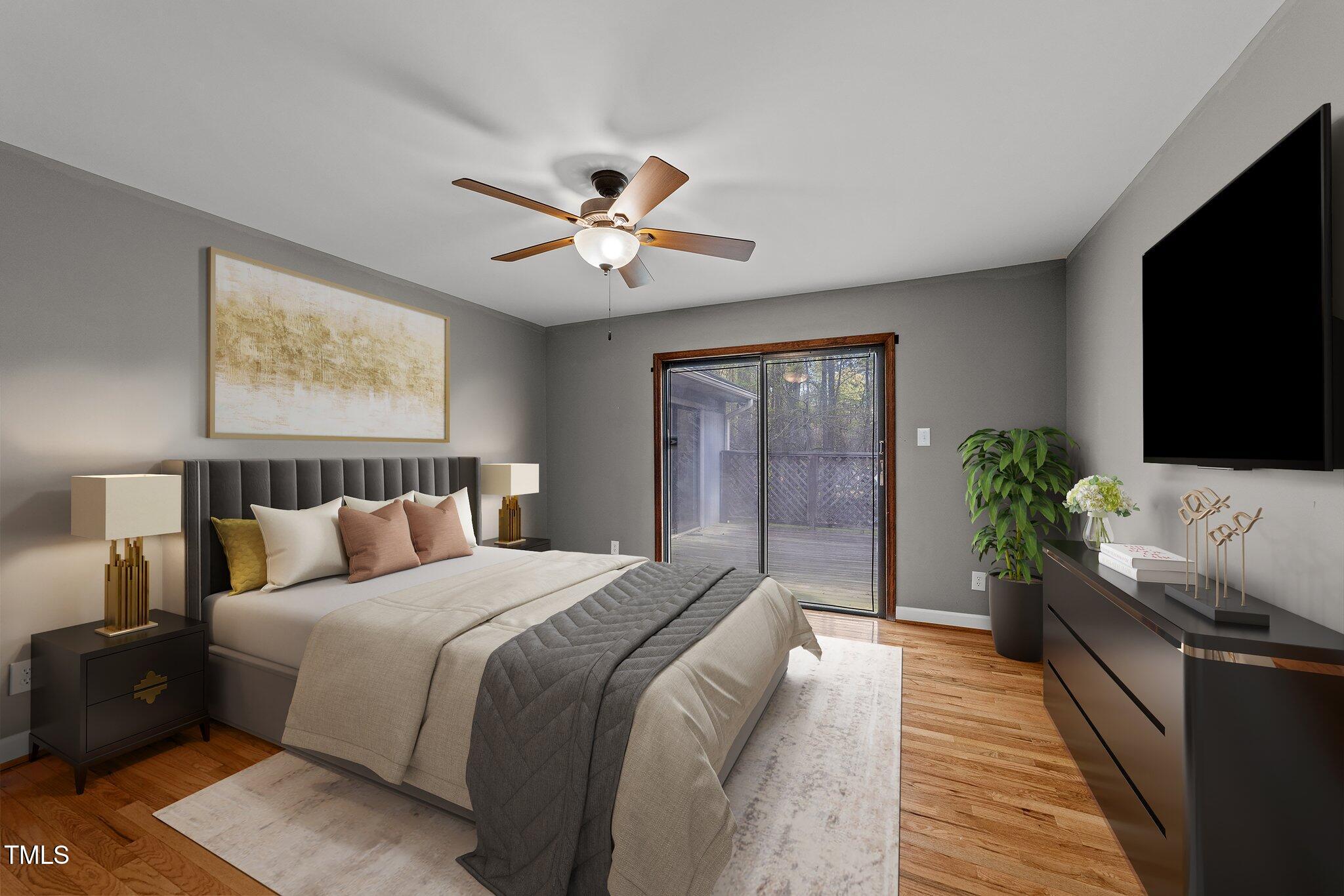 11404 Leesville Road Raleigh, NC 27613 - Photo 24 of 38 Primary bedroom is virtually staged to show possibilities