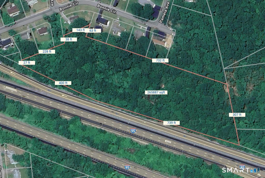 0 Bonnie Circle Groton, CT 06340 - Photo 3 of 13 a view of a yard from a balcony