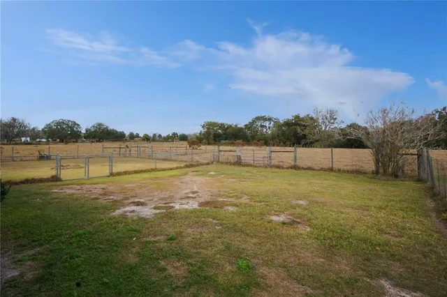 a view of an outdoor space and deck