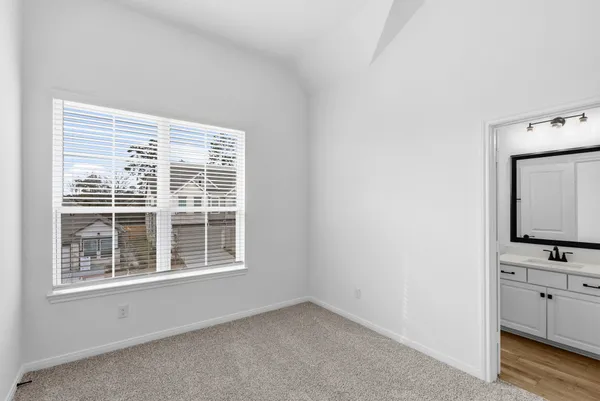 a view of room with window