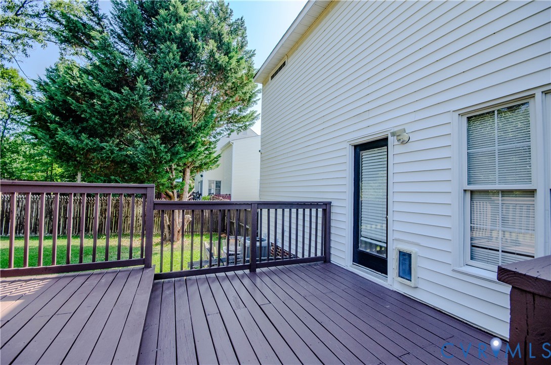 10912 Point Grey Road Henrico, VA 23233 - Photo 6 of 36 Expansive outdoor deck with wood-finish flooring a