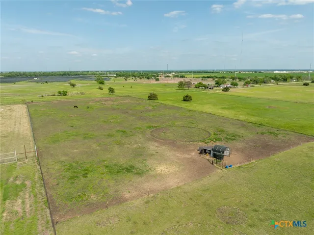 a view of a lake with outdoor space