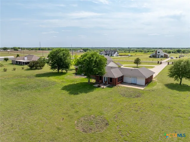 a view of a lake view with a big yard