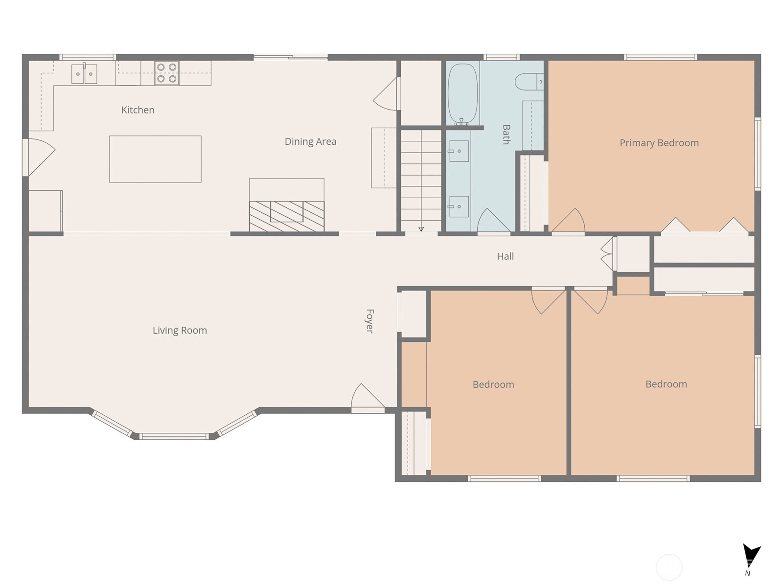 608 H Street Southeast Quincy, WA 98848 - Photo 28 of 32 a picture of a bathroom with a refrigerator