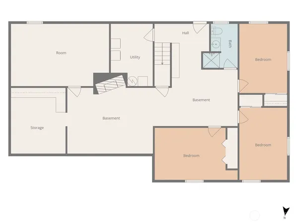 a picture of a counter top space with stainless steel appliances