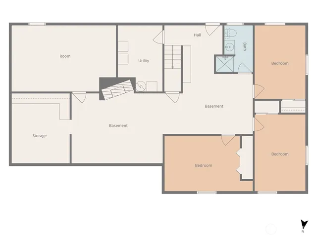 a picture of a counter top space with stainless steel appliances