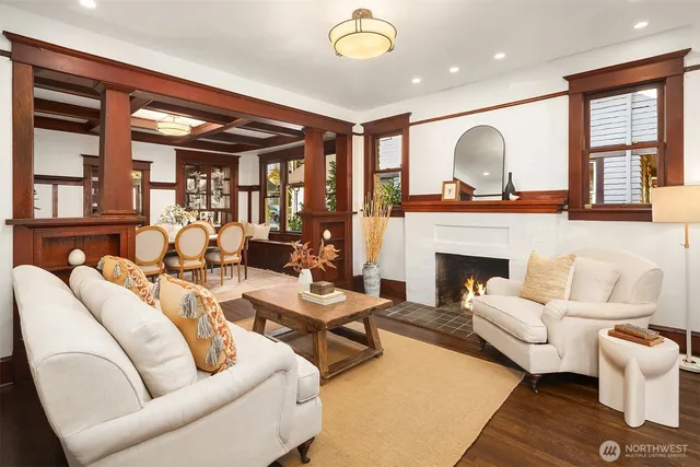 a view of a balcony with furniture