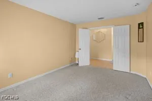 a view of empty room