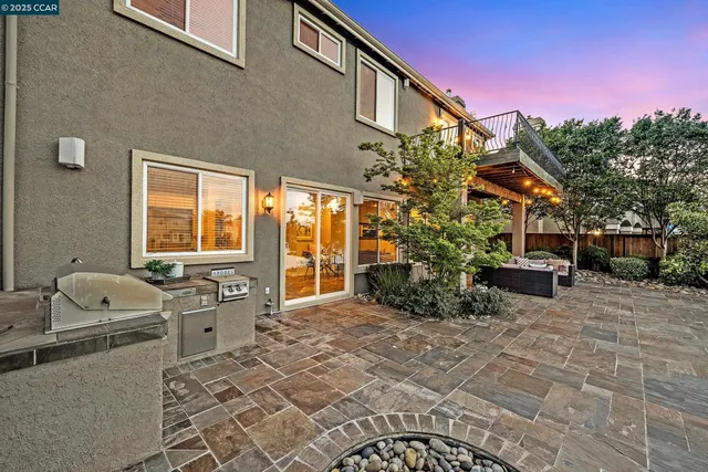 view of a lake with an ocean view